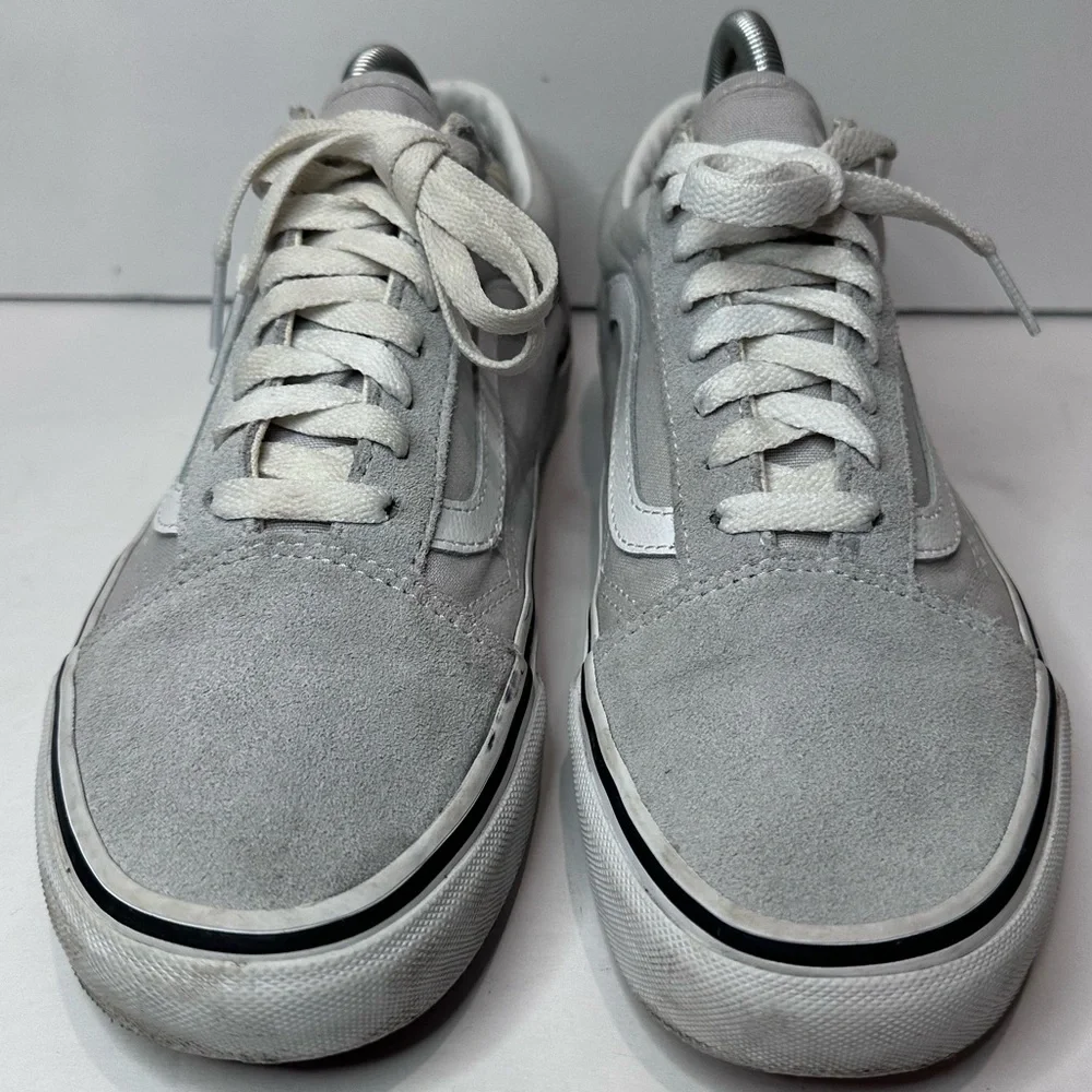 Used Vans Men's Gray Suede Sneakers